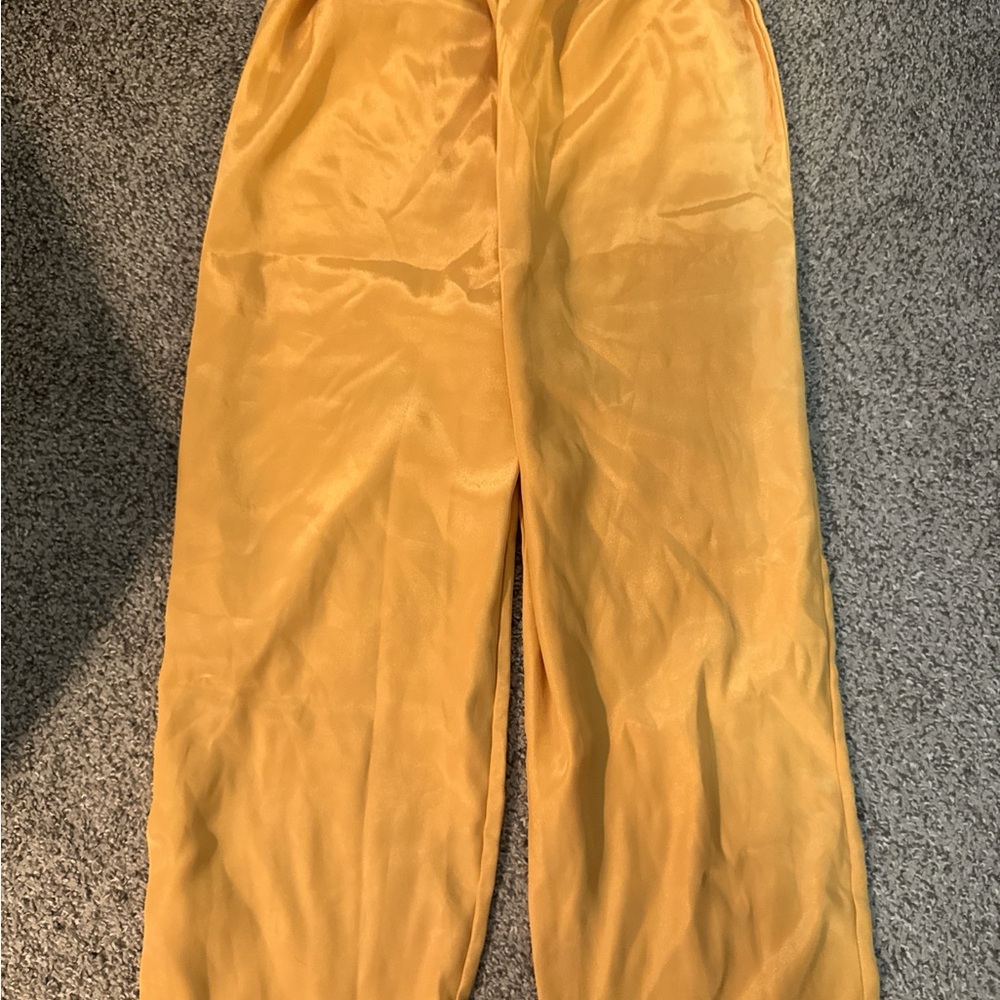 Victoria's Secret Golden Satin Pants